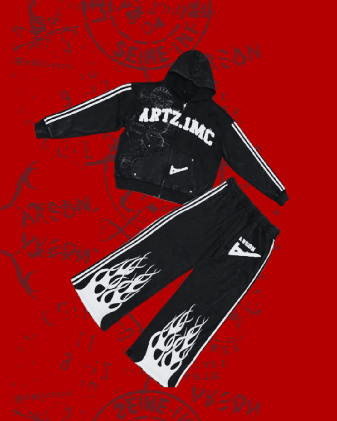 Pre-Order Signature 4 Strip SweatSuit